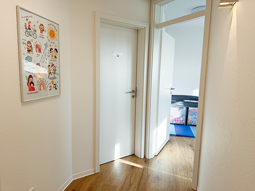 Mehrere Behandlungsräume sorgem für Diskretion